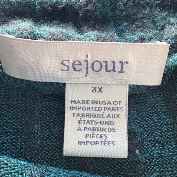 Dark Green Séjour Sweater size 3X - Picture 4 of 5